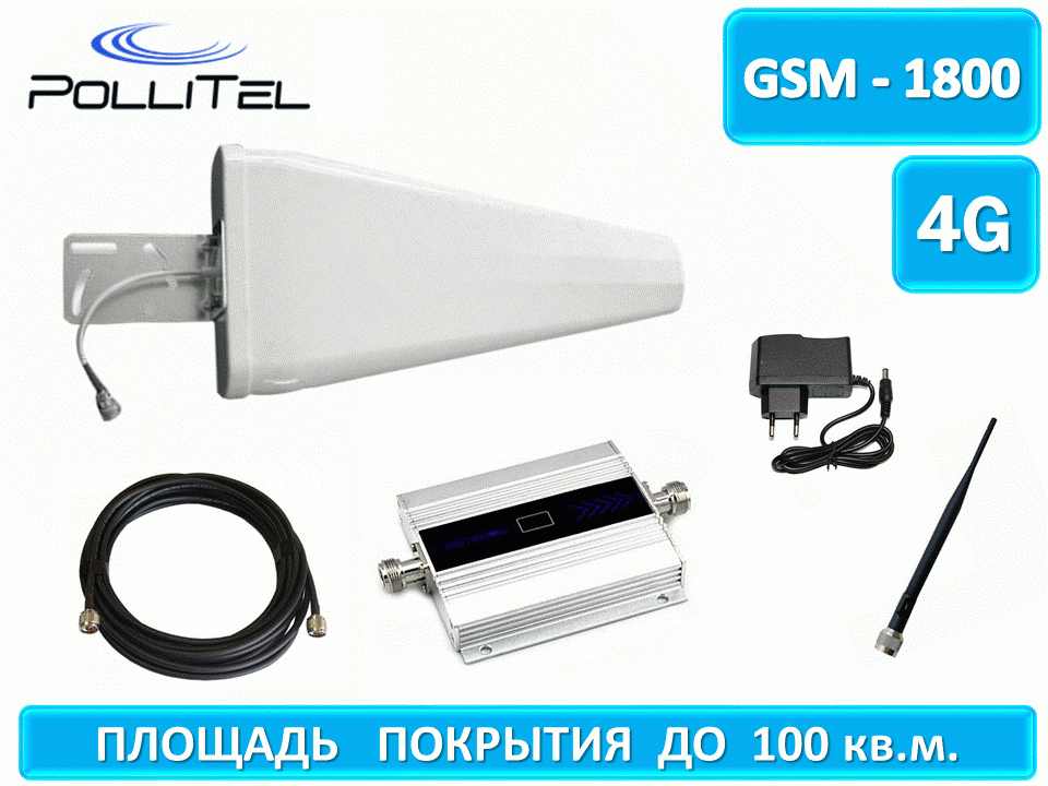 D4 1800. POLLITEL-900/1800" (2g, 3g, 4g, LTE.